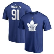 Men's Fanatics John Tavares Royal Toronto Maple Leafs Authentic Stack Name \u0026 Number T-Shirt